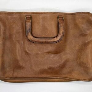 Vintage Coach Leather Briefcase New York